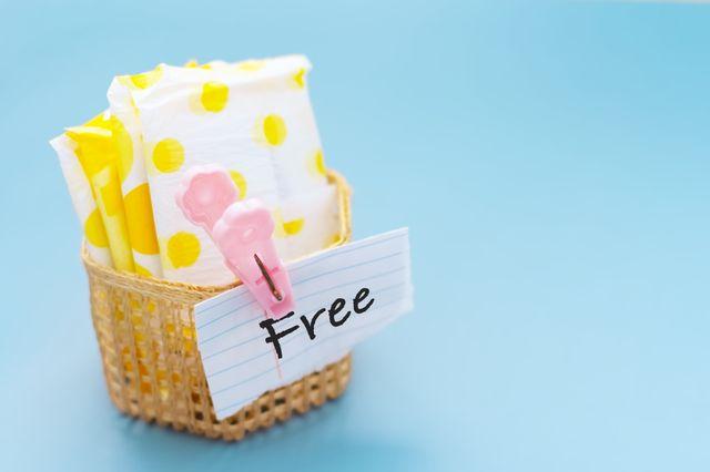 生理用ナプキン　無料