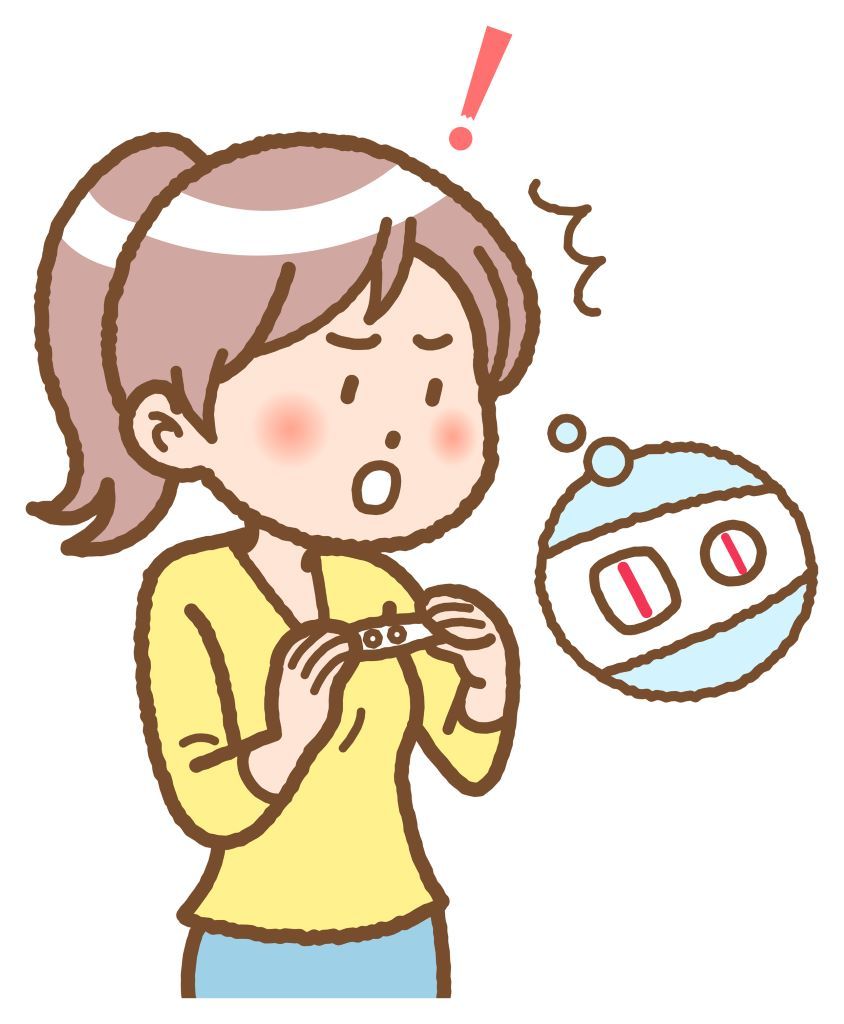 妊娠検査薬 陽性