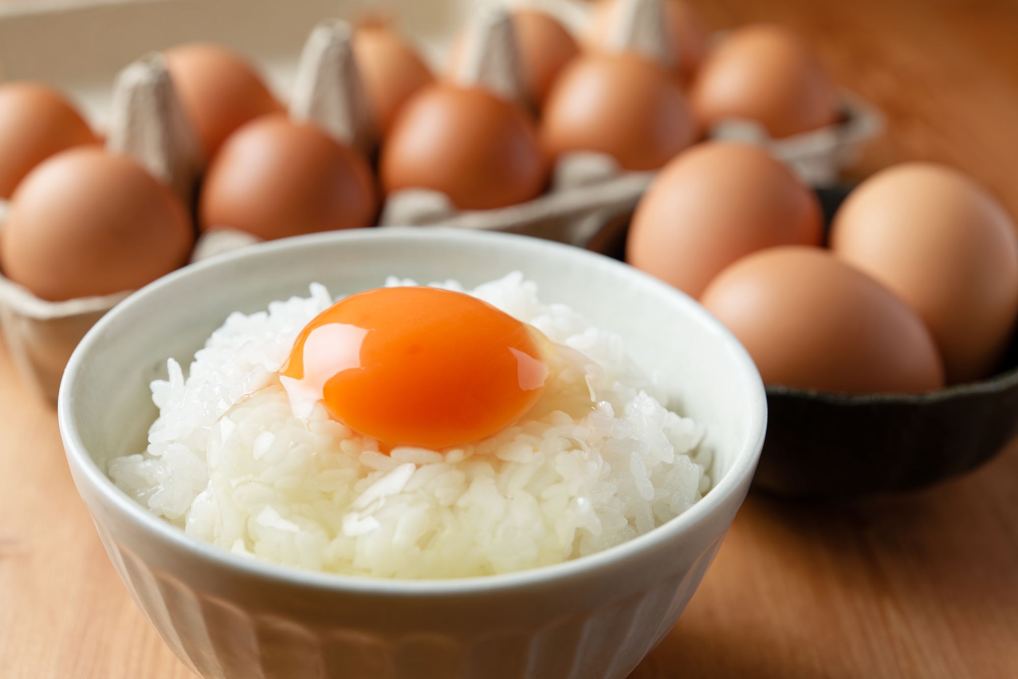 卵と卵かけごはん