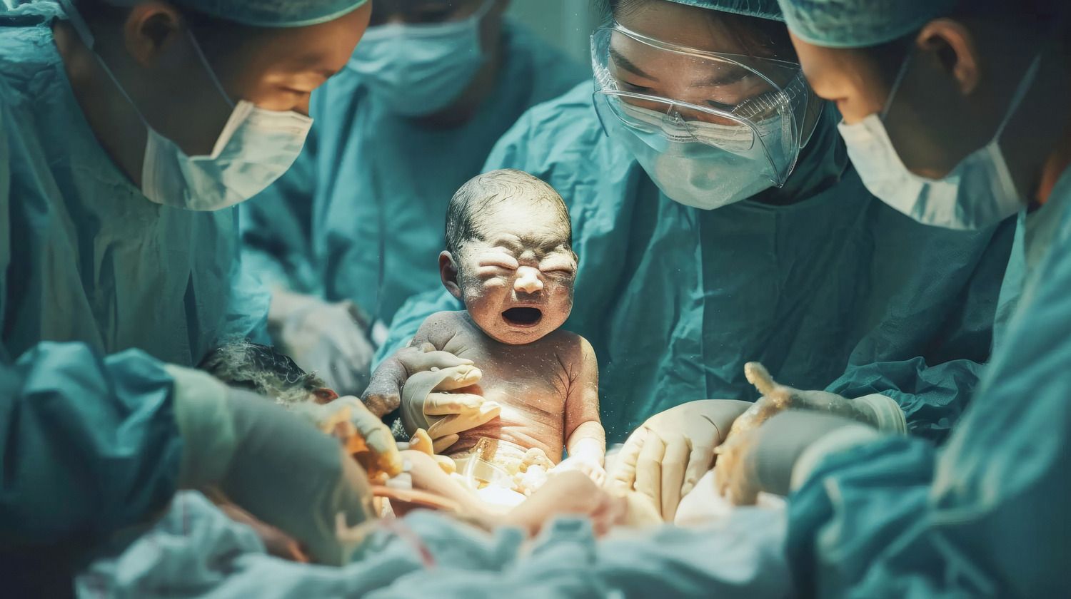 出産　分娩　帝王切開