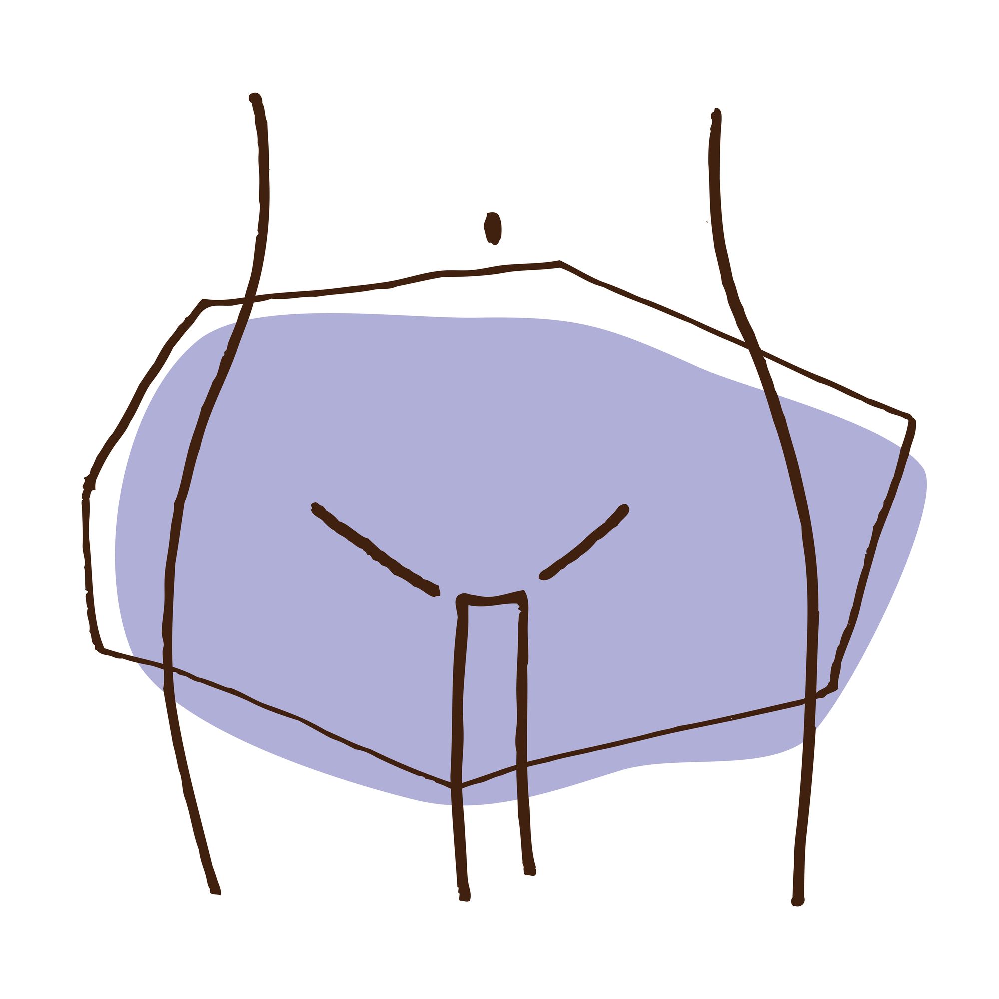 デリケートゾーンのイラスト