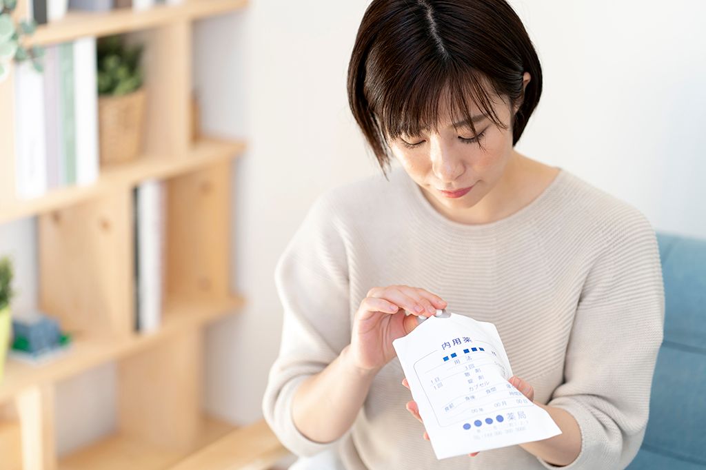 女性　薬　袋