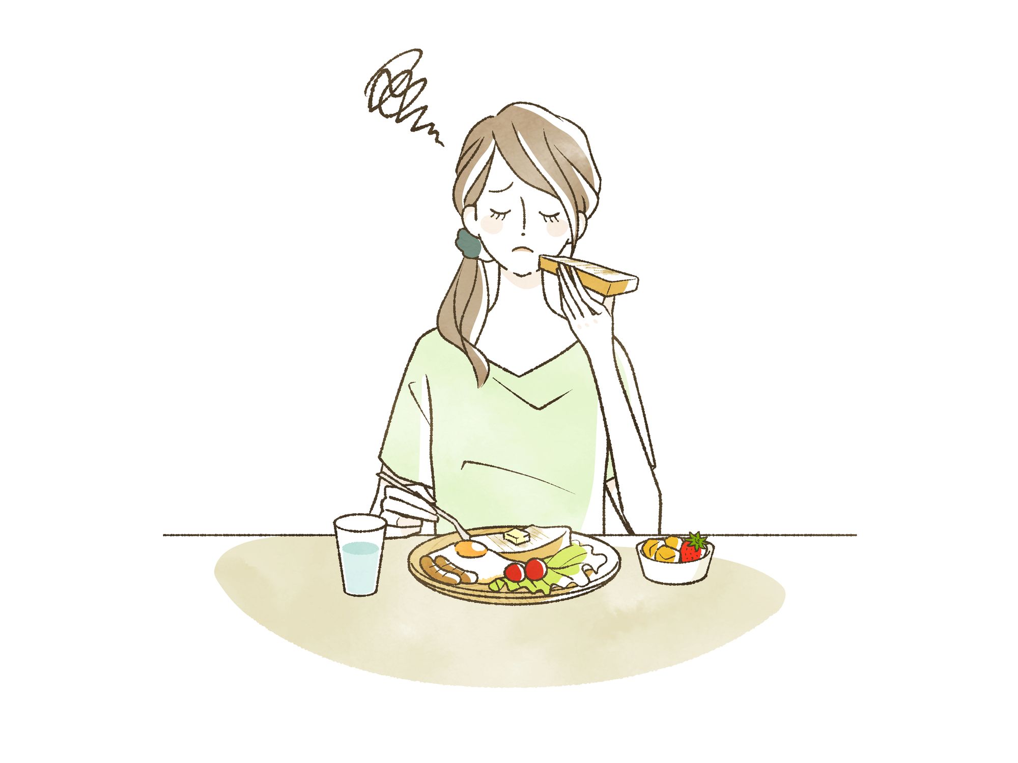 つわりで食べられない妊婦さん