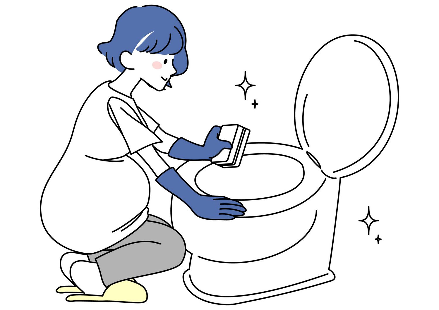 妊婦　トイレ掃除　迷信